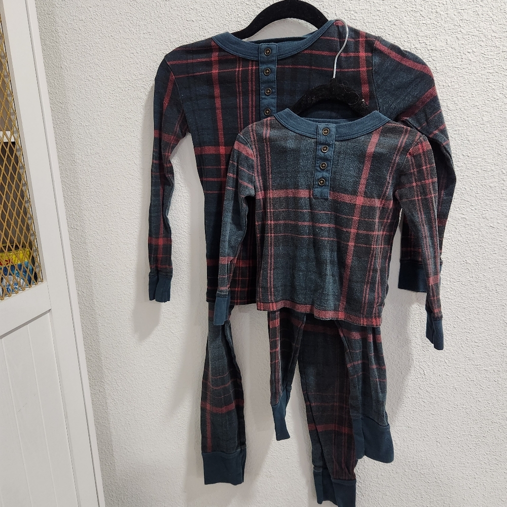 Magnolia Hearth and Hand Matching PJs Set Kids 8 and 3T